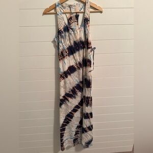 Hard Tail 2000’s Tie-Dye Razorback Maxi Dress Size Medium